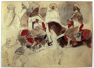 Morocco by Ferdinand Victor Eugene Delacroix